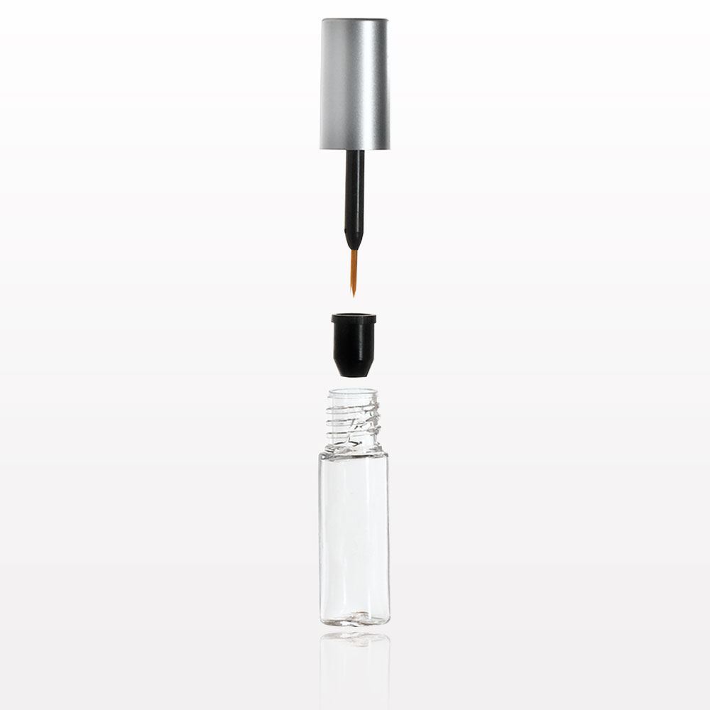 Eyeliner Brush Tip Cap, Vial and Wiper